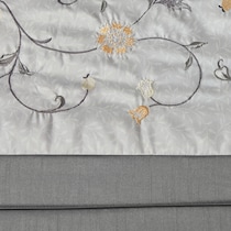 clara yellow queen bedding set   