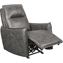 claremore gray recliner   