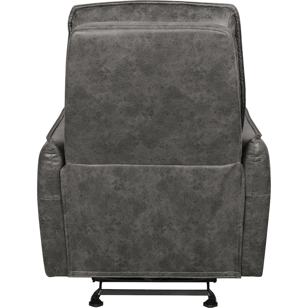 claremore gray recliner   