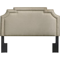 claremore light brown king headboard   