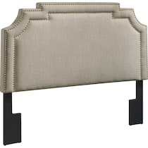 claremore white queen headboard   