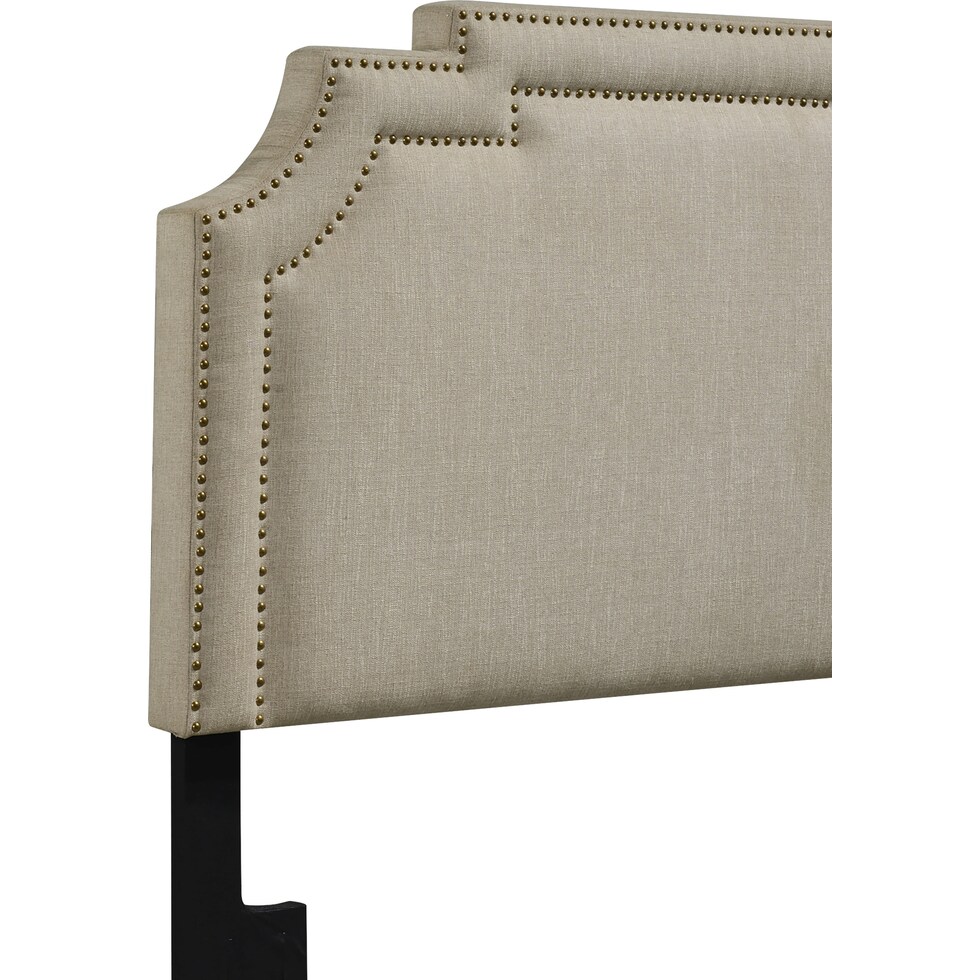 claremore white queen headboard   