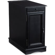 clarence black side table   