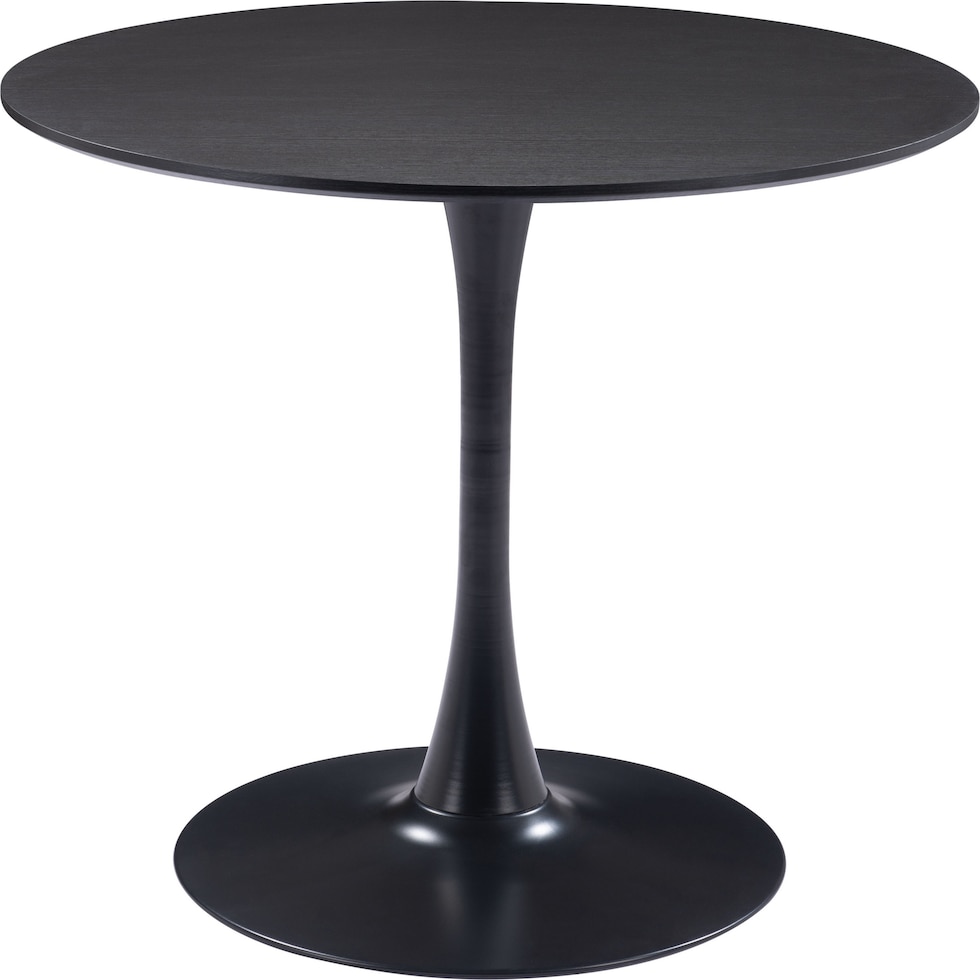 clarice black dining table   