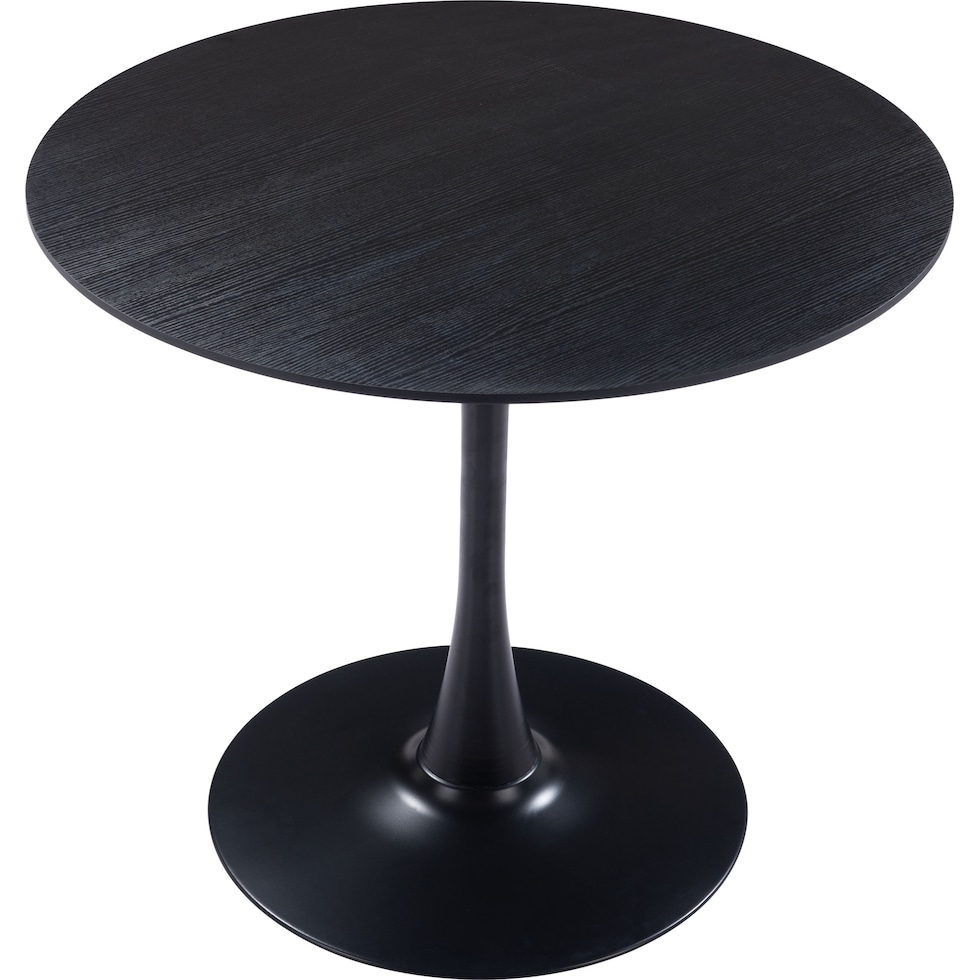 clarice black dining table   