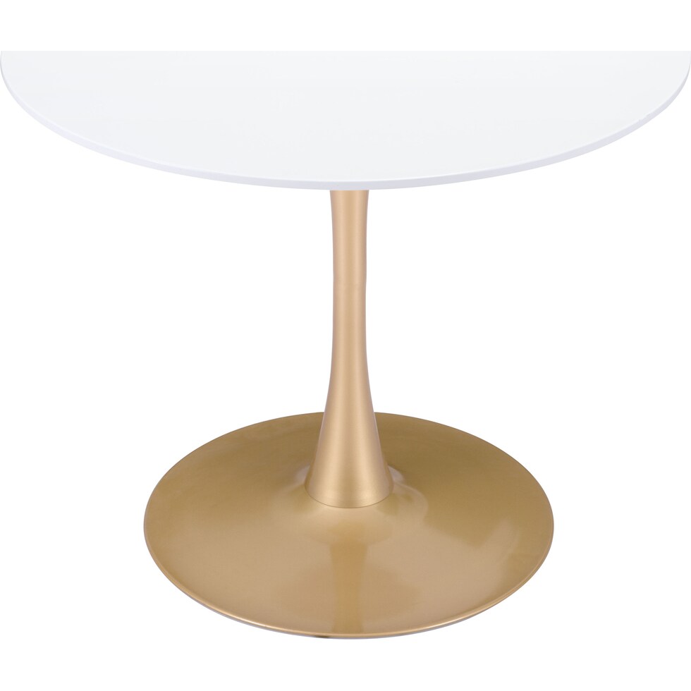 clarice white dining table   