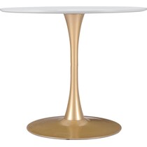 clarice white dining table   