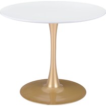 clarice white dining table   