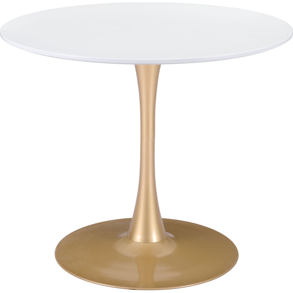 clarice white dining table   