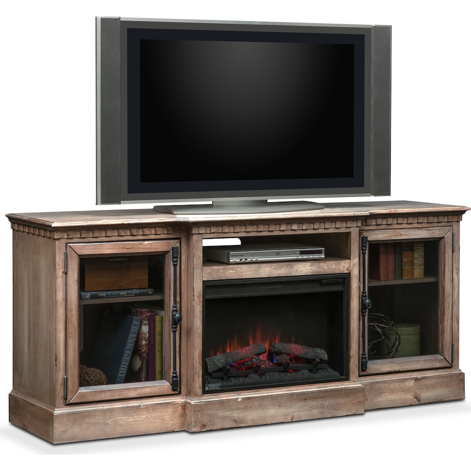 claridge gray gray fireplace tv stand   