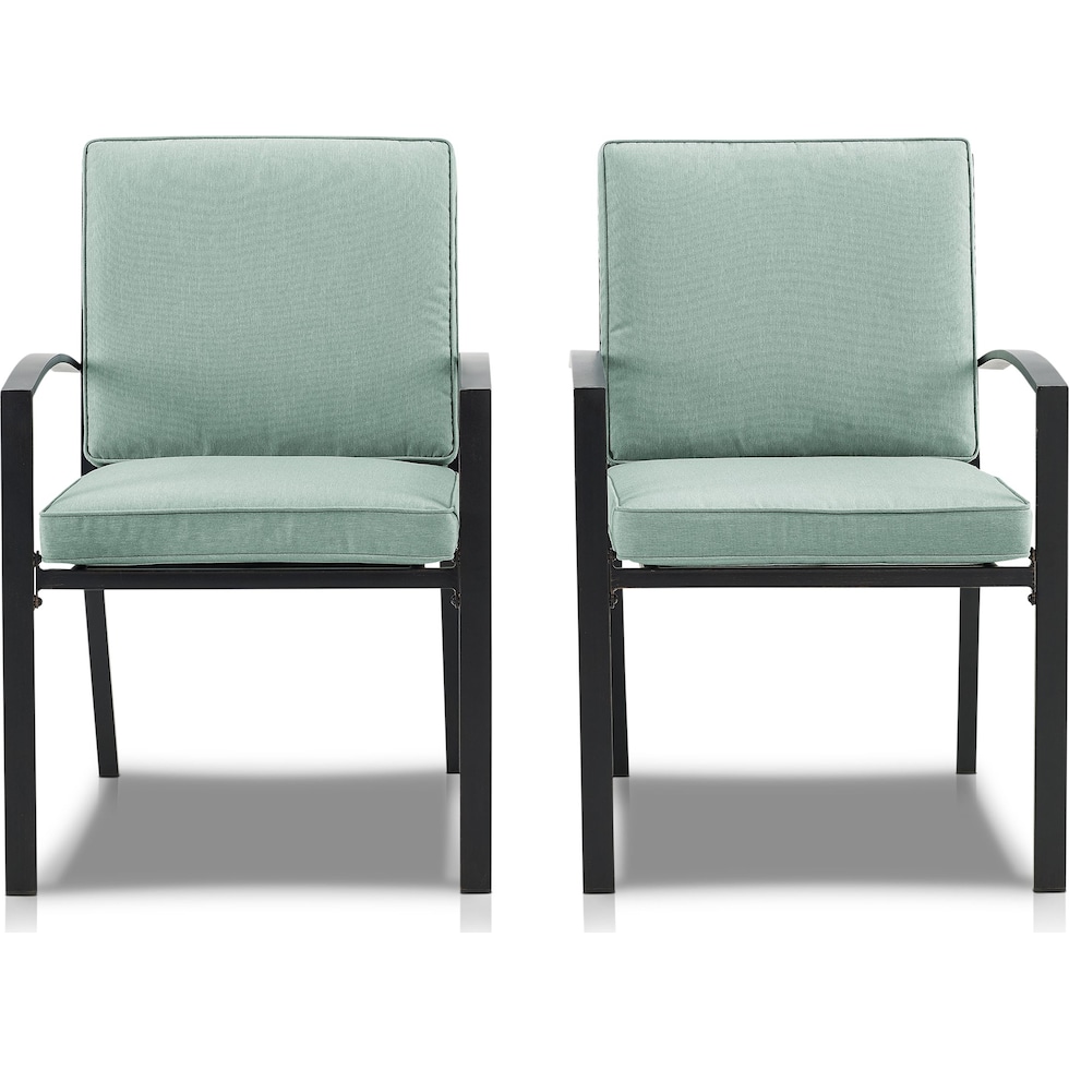 clarion blue outdoor chair set   