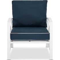 clarion blue outdoor chair   