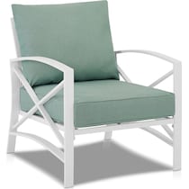 clarion blue outdoor chair   