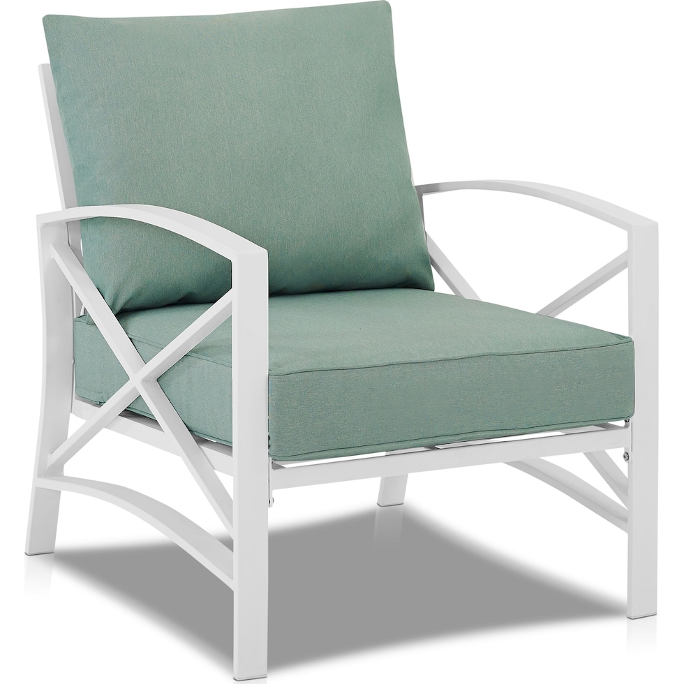 clarion blue outdoor chair   