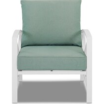 clarion blue outdoor chair   