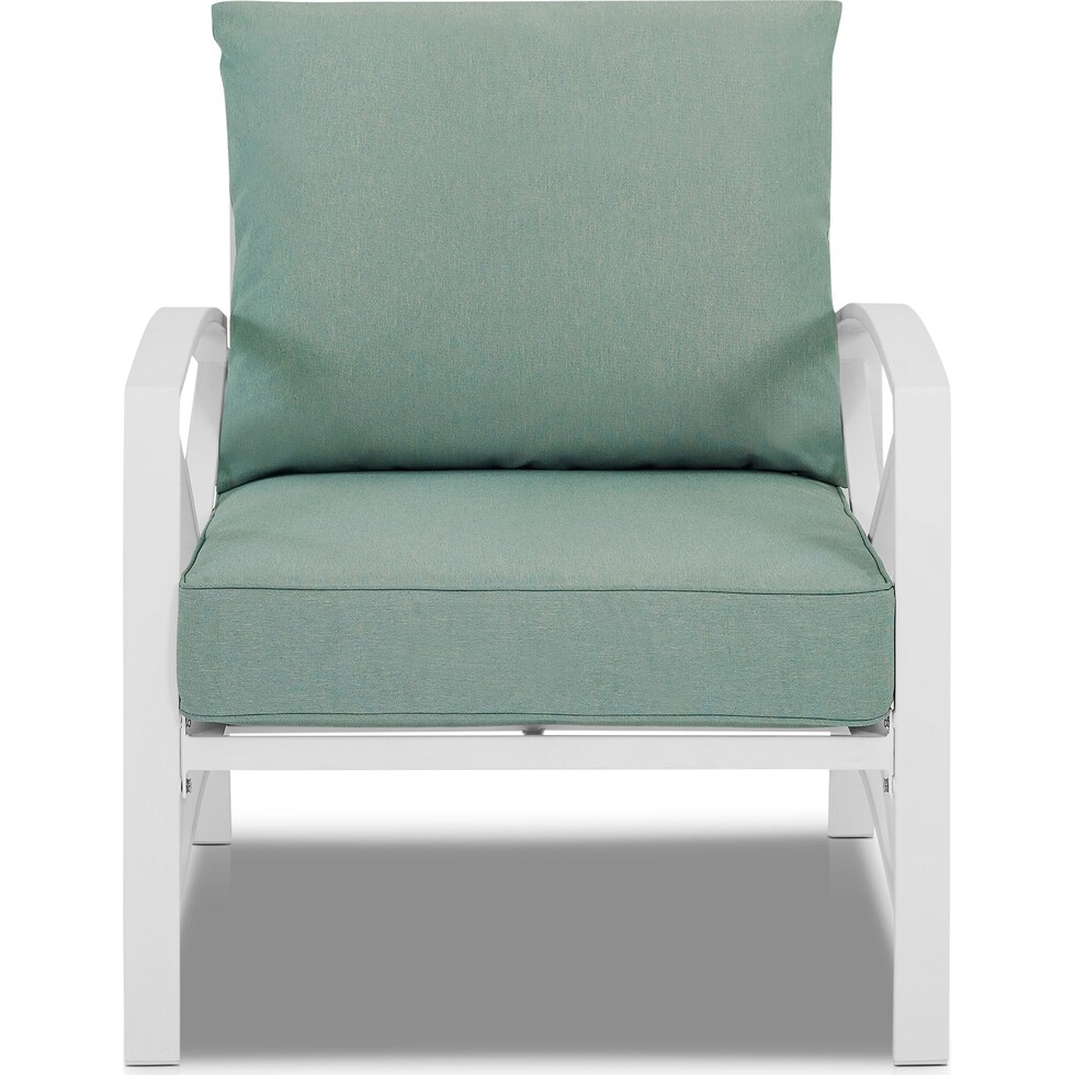 clarion blue outdoor chair   