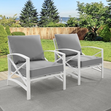 Clarion Set of 2 Outdoor Chairs