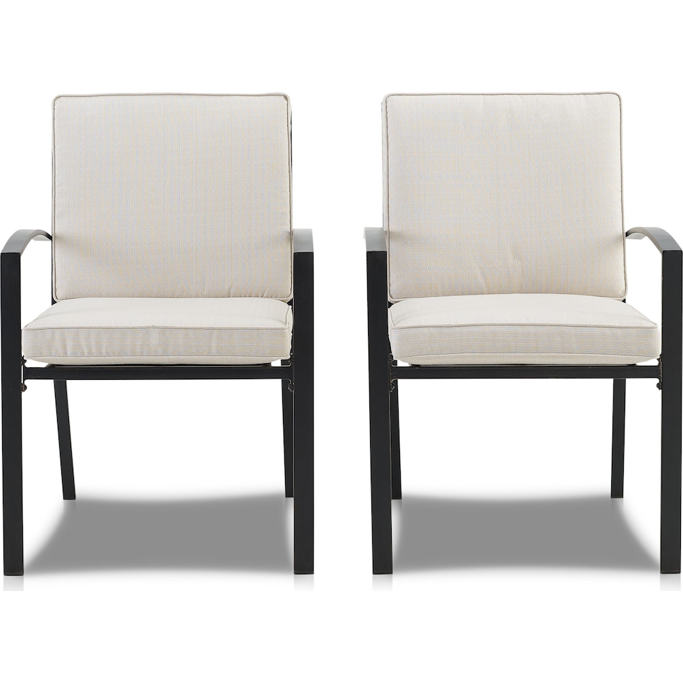 clarion light brown outdoor chair set   