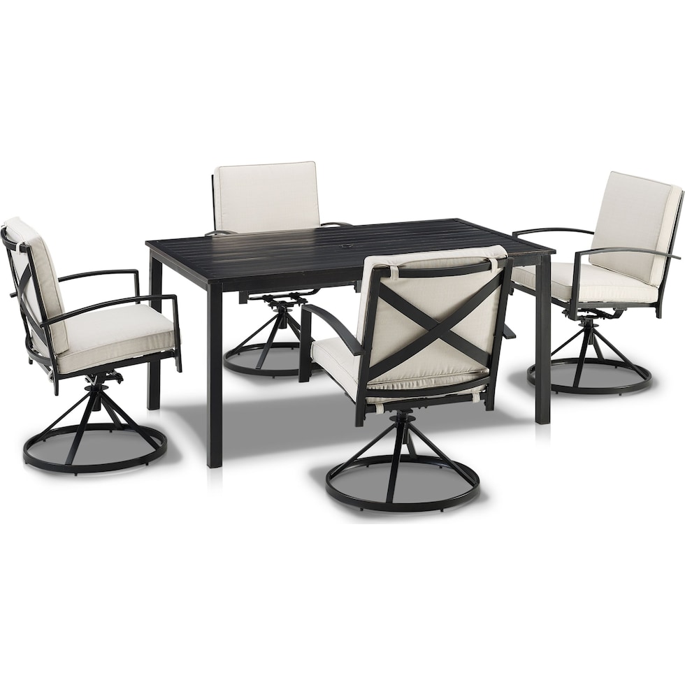 clarion light brown outdoor dinette   
