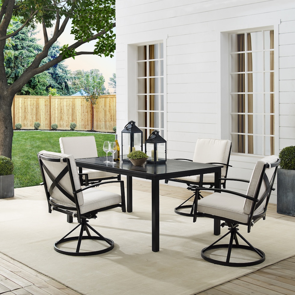 clarion light brown outdoor dinette   