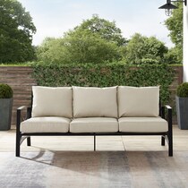 clarion light brown outdoor sofa   