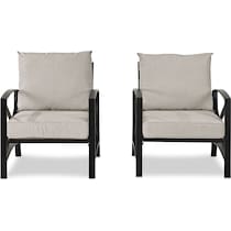 clarion oatmeal outdoor chair set   