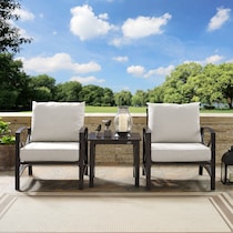 clarion oatmeal outdoor chair set   