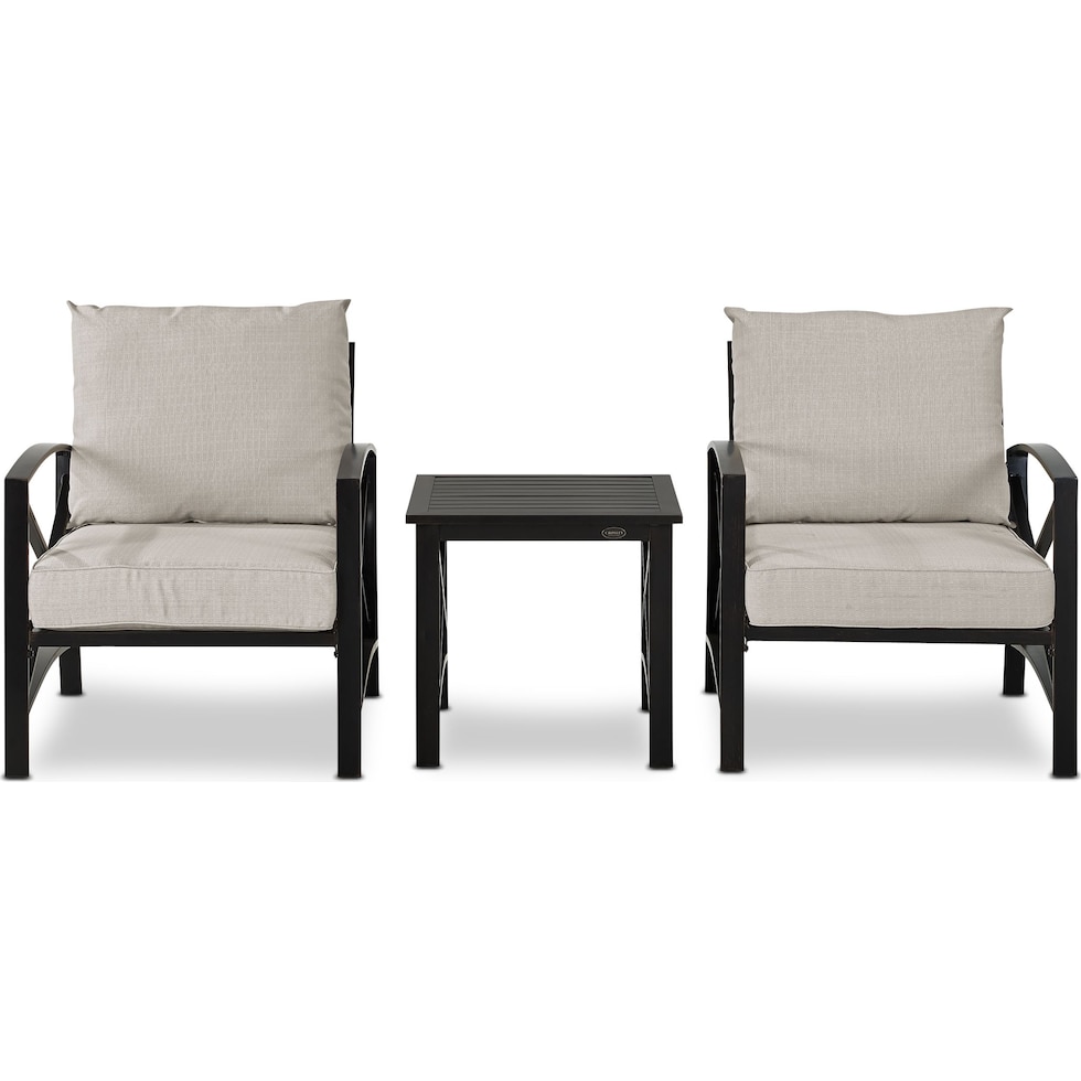 clarion oatmeal outdoor chair set   