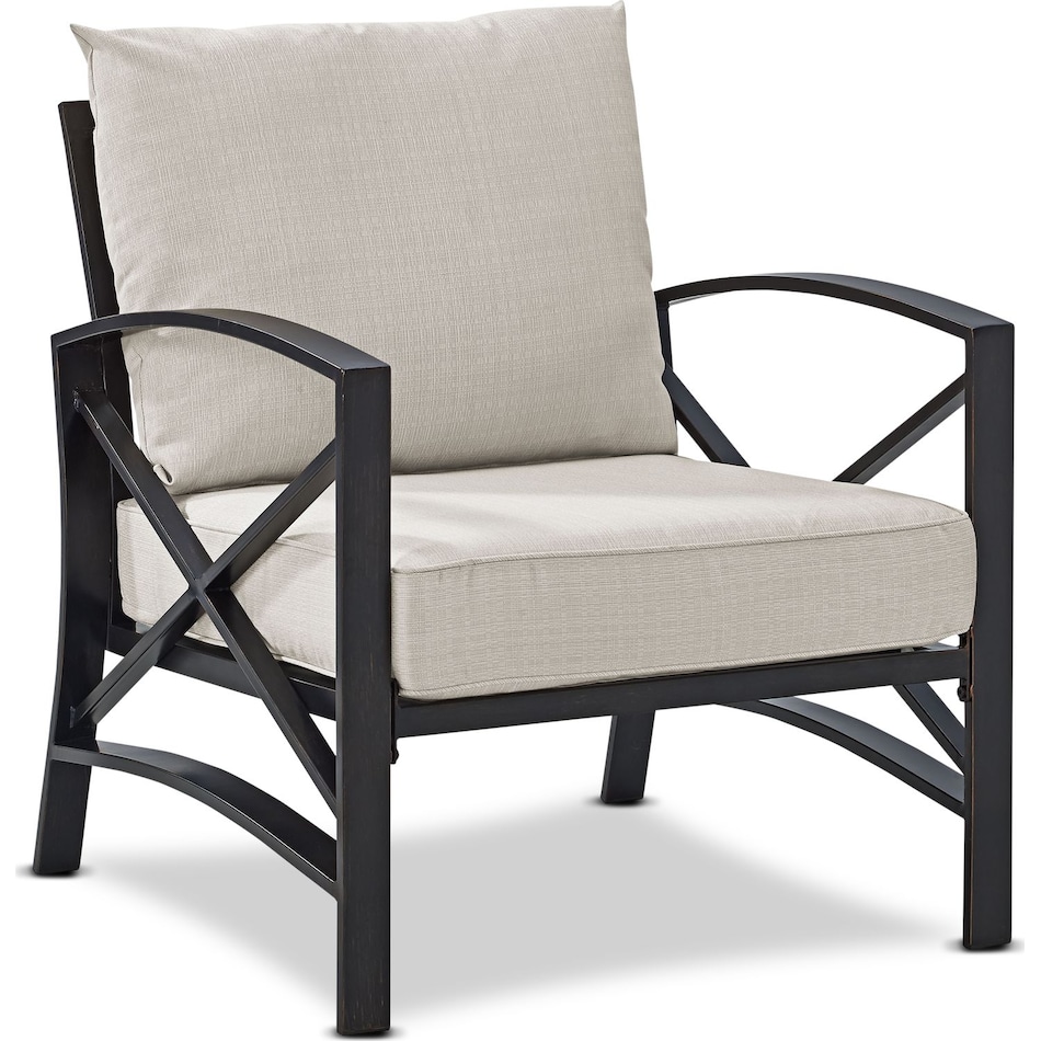 clarion oatmeal outdoor chair   