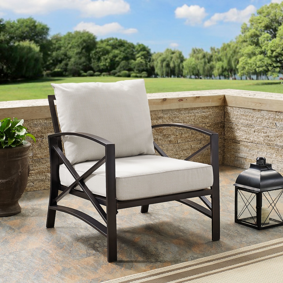 clarion oatmeal outdoor chair   