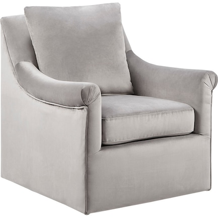 Clarisse Swivel Chair - Gray