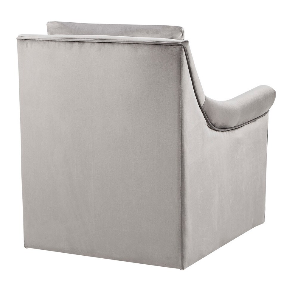 clarisse gray accent chair   