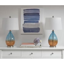 clarita blue table lamp   