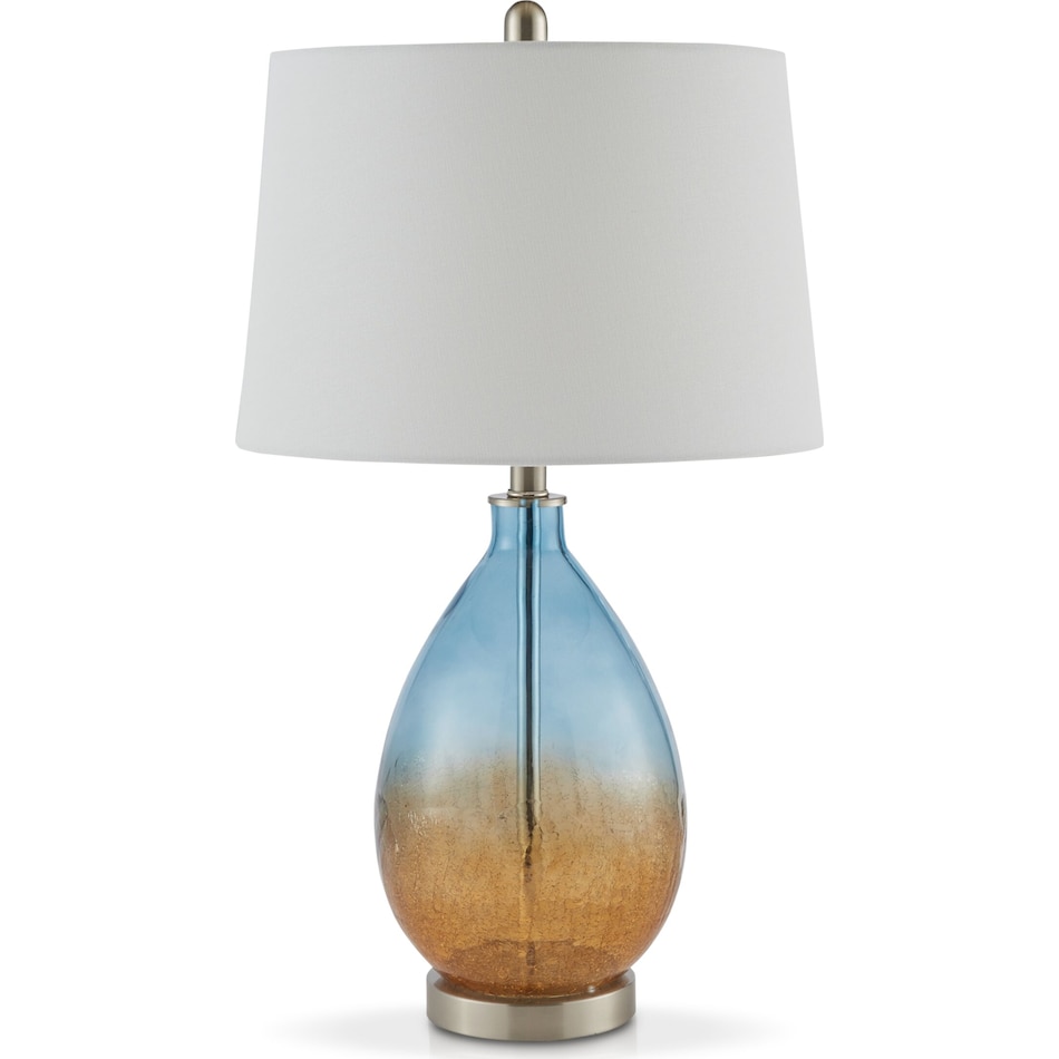 clarita blue table lamp   