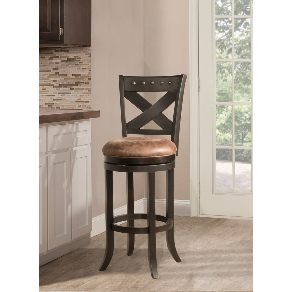 clark light brown counter height stool   