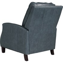 clarkson blue manual recliner   