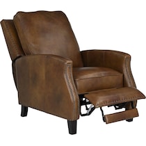 clarkson dark brown recliner   