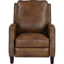 clarkson dark brown recliner   