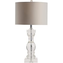 claudette silver table lamp   