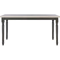 clayes gray and white dining table   