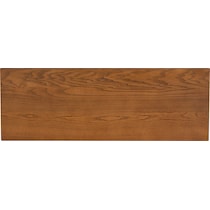 clayes white and brown dining bench   