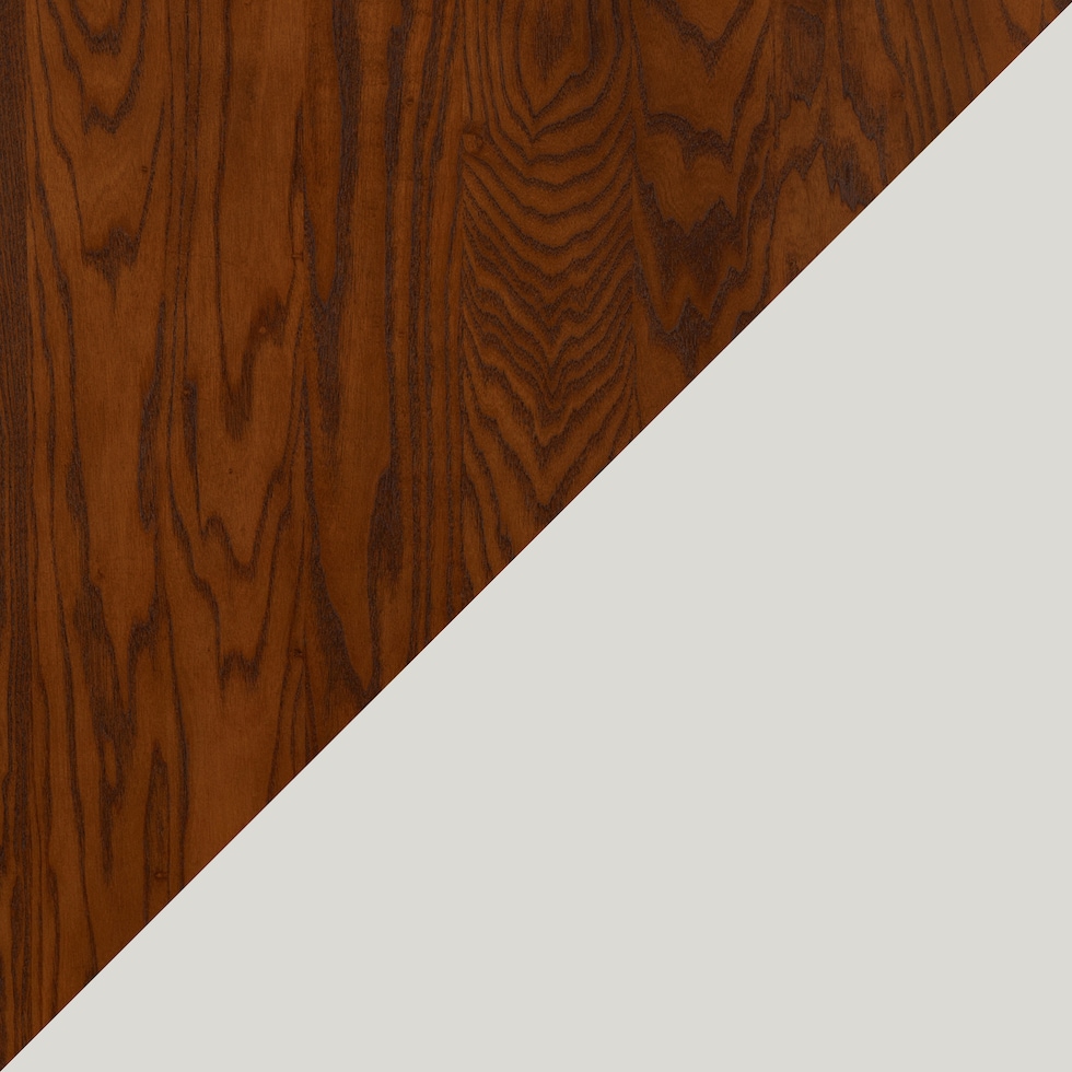 clayes white and brown dining table   
