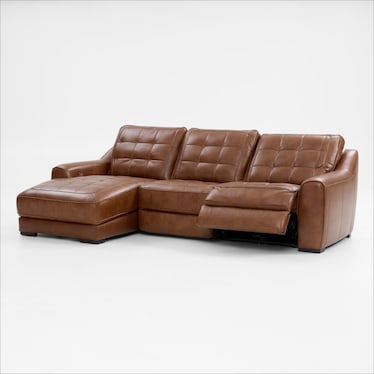 Clayton Dual-Power 3-Piece Sectional with Chaise
