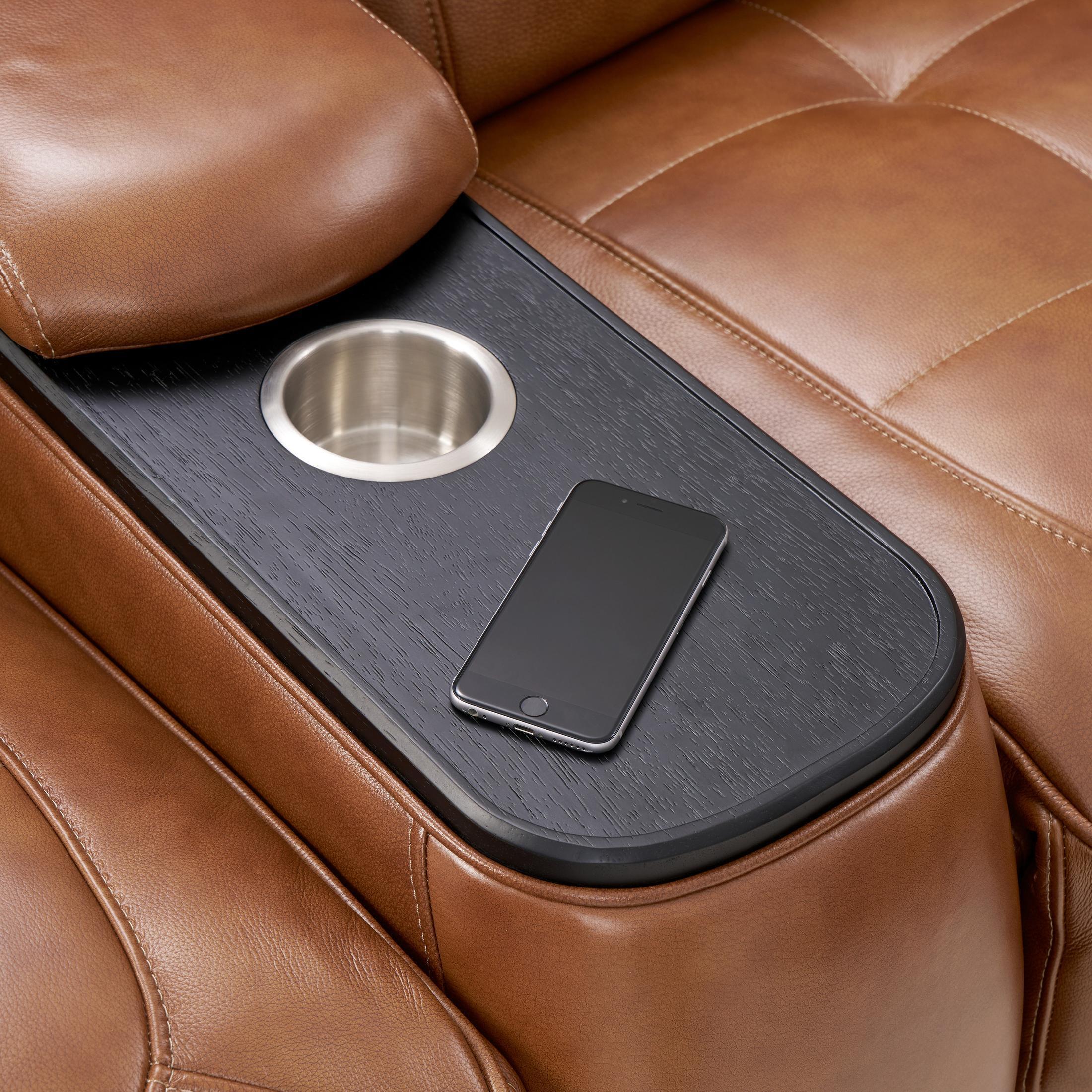 Clayton Dual-Power 4-Piece Sectional with Chaise and Console