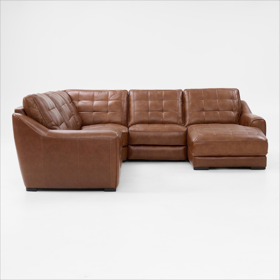 clayton living room light brown sectional   