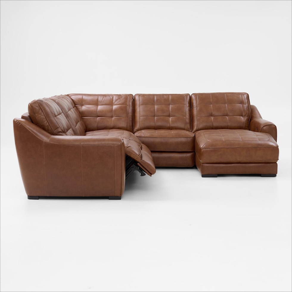 clayton living room light brown sectional   