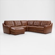 clayton living room light brown sectional   