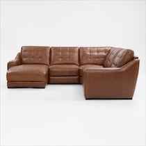 clayton living room light brown sectional   