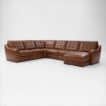 Clayton Dual-Power 6-Piece Sectional with Chaise