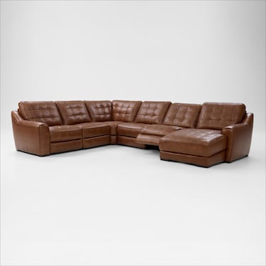 Clayton Dual-Power 6-Piece Sectional with Chaise